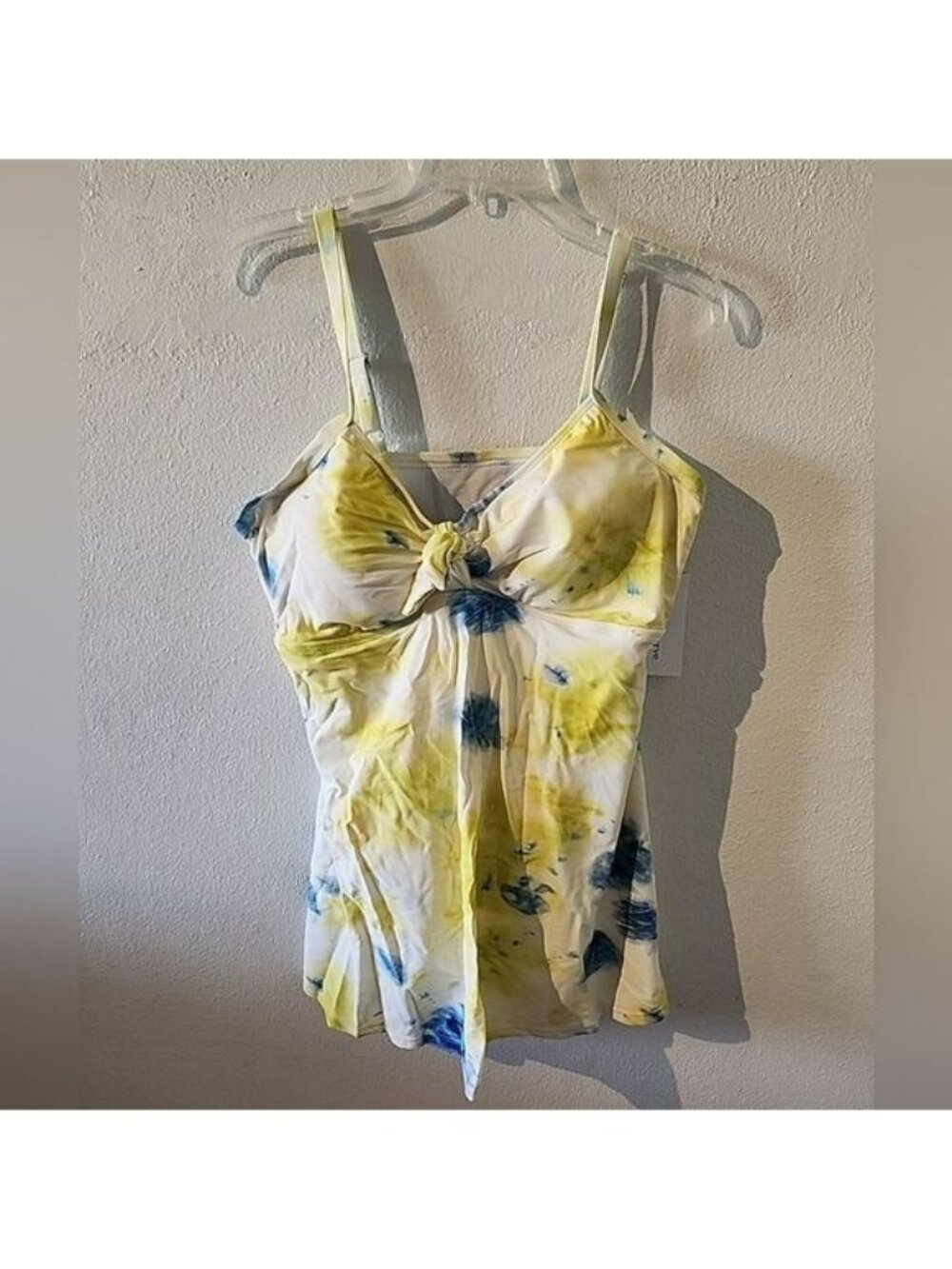 Meet Curve Swimsuit Blue Yellow  XXL One Piece 2xl Tie Dye Skirt